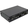 InLine Conmutador serie manual 2 puertos RS232 Sub-D de 9 pines Cableado