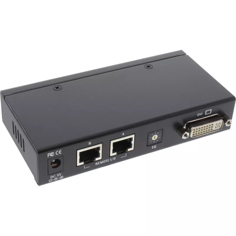 InLine Extensor KVM DVI USB sobre cable TP con audio hasta 50 m