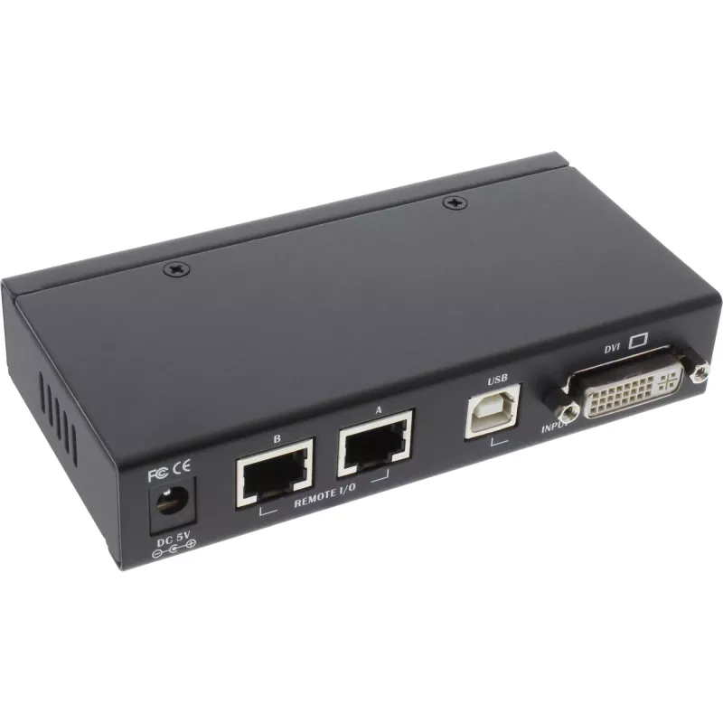 InLine Extensor KVM DVI USB sobre cable TP con audio hasta 50 m