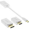 InLine Convertidor de pantalla USB Set 6 en 1, 4K/60Hz Plata