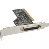InLine Tarjeta controladora PCI Multi I/O 1 puerto paralelo 25 pines