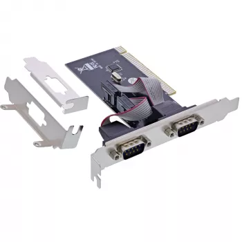 InLine Tarjeta controladora PCI Multi I/O 2 puertos serie DB9