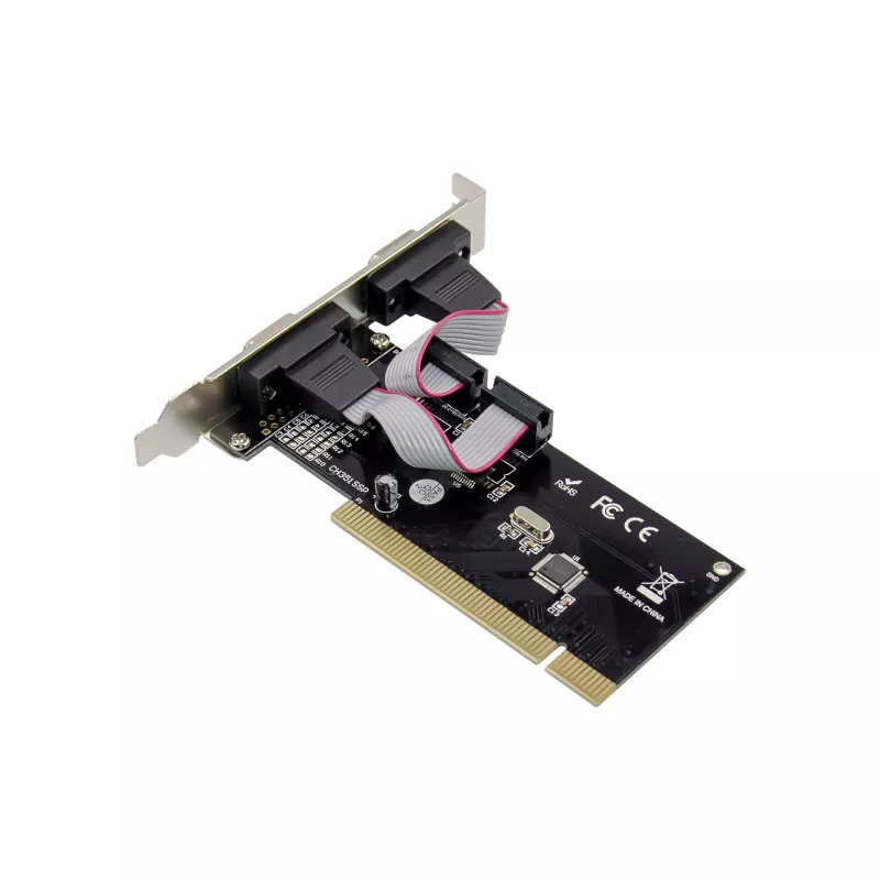 InLine Tarjeta controladora PCI Multi I/O 2 puertos serie DB9