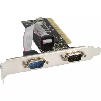 InLine Tarjeta controladora PCI Multi-I/O 2 puertos serie DB9