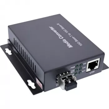 InLine 66659E Convertidor de medios de red 10000 Mbit/s 850 nm multimodo negro