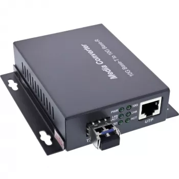 InLine 66659F Convertidor de medios de red 10000 Mbit/s 1310 nm monomodo negro