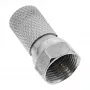 InLine Conector F macho para cable coaxial con funda de 7,5 mm