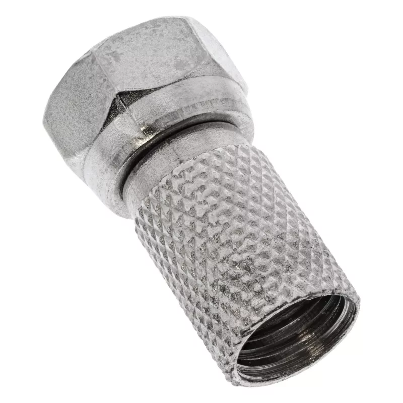 InLine Conector F macho para cable coaxial con funda de 7,5 mm