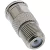 InLine Adaptador F-Quick macho SAT a F hembra SAT 69923