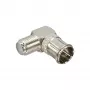 InLine Adaptador F-Quick macho SAT a F hembra SAT en ángulo 69923W