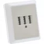 InLine Toma de teléfono de superficie TAE-N/F/N (alemán)