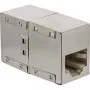 InLine Adaptador Cat.5e totalmente apantallado metal 2x RJ45 hembra-hembra directo
