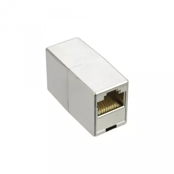InLine Acoplador de cable de parcheo Cat.5e 2x RJ45 hembra apantallado recto