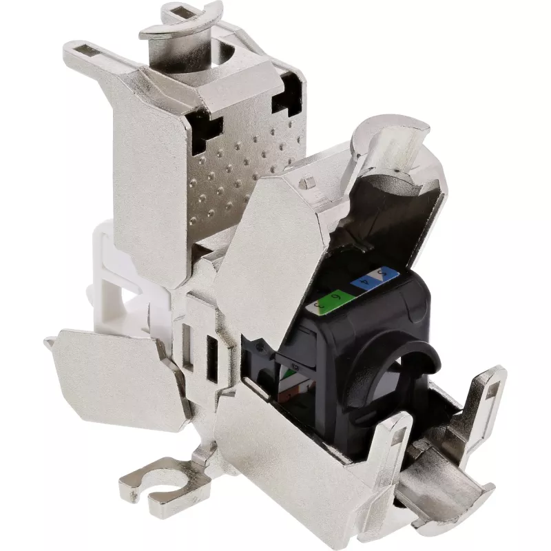 InLine , Conector de cable, Cat.6A, LSA, apantallado