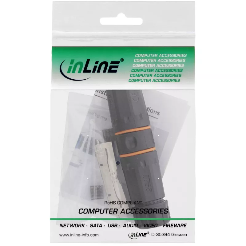 InLine Conector para exterior Cat.6A impermeable IP68 69992W