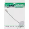 InLine Adaptador en T ISDN Cat.5e RJ45 macho a 2x RJ45 hembra 15cm
