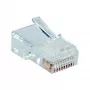 InLine Conector modular 10P10C para crimpar un conector Western a cable plano, 10 uds.