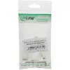 InLine Conector modular 10P10C para crimpar un conector Western a cable plano, 10 uds.