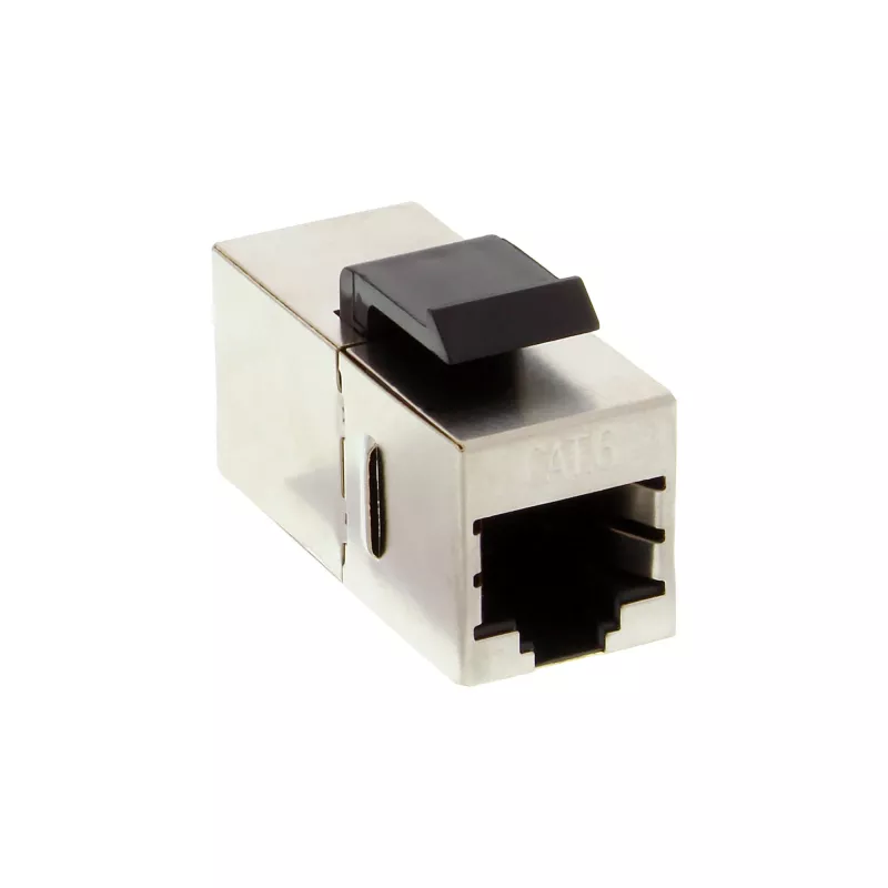 InLine Módulo RJ45 hembra a hembra SNAP-In Cat.6 STP 74206M