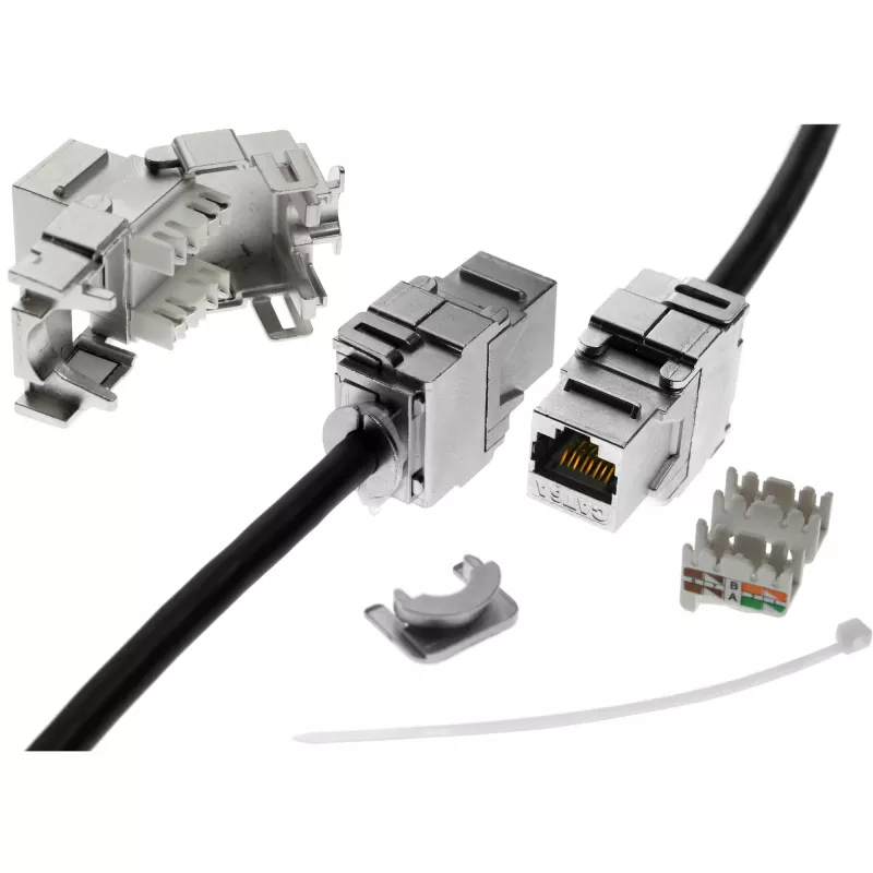 InLine Módulo Snap-In Keystone Jack RJ45 Cat.6a 76201A