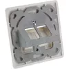 InLine Set de marco para 2x RJ45 hembra/LSA, Keystone SNAP-In, RAL9010