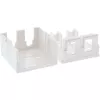 InLine Caja de superficie para Keystone 2x RJ45 blanca 76202B