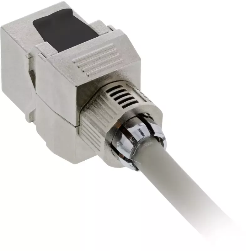 Módulo Snap-In Keystone Jack RJ45 InLine 76202F Cat.6a
