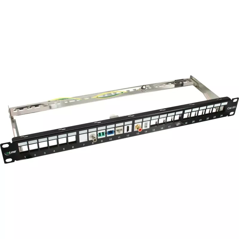 Módulo Snap-In Keystone Jack RJ45 InLine 76202F Cat.6a