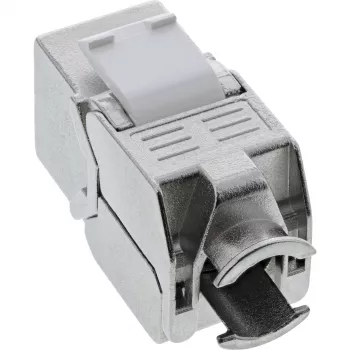 InLine Módulo Snap-In Keystone Jack RJ45 Cat.8.1 plano metálico 1 ud.