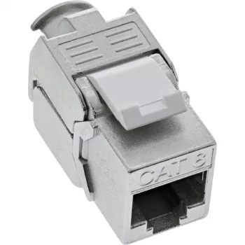 InLine Módulo Snap-In Keystone Jack RJ45 Cat.8.1 plano metálico 1 ud.