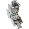 InLine Módulo Snap-In Keystone Jack RJ45 Cat.8.1 plano metálico 1 ud.
