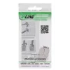 InLine Conector hembra Keystone RJ45 esbelto, SNAP-In, Cat.8.1, brida para cables integrada