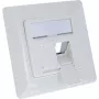 InLine Set de marco para 2x RJ45 Keystone SNAP-In, blanco RAL9010
