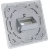 InLine Set de marco para 2x RJ45 Keystone SNAP-In, blanco RAL9010
