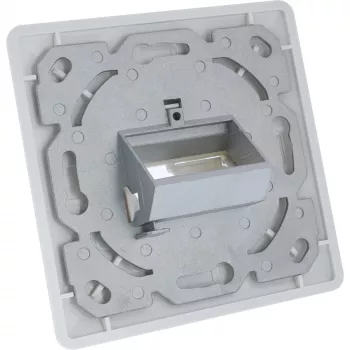 InLine Set de marco para 2x RJ45 Keystone SNAP-In, blanco RAL9010