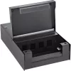 InLine Caja de montaje en superficie para Keystone 4x RJ45 negra 76202X