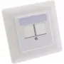 InLine Set de marco para 2x RJ45 Keystone SNAP-In 90°, blanco RAL9010