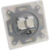 InLine Set de marco para 2x RJ45 Keystone SNAP-In 90°, blanco RAL9010