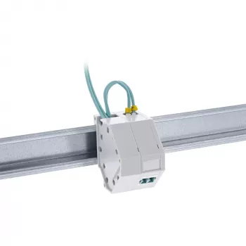 InLine Soporte de módulo Keystone SNAP-In de fibra óptica, 1 puerto para carril DIN