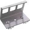 InLine 76203E Soporte para carril DIN Keystone Snap-In metálico, 3 vías