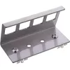 InLine 76203F Soporte de montaje para carril DIN con 4 keystone de metal snap-in