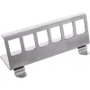 InLine 76203G Soporte de montaje para carril DIN con 6 puertos keystone de metal snap-in