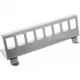 InLine 76203H Soporte de montaje para carril DIN con 8 puertos keystone de metal snap-in