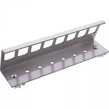 InLine 76203H Soporte de montaje para carril DIN con 8 puertos keystone de metal snap-in