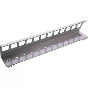 InLine 76203I Soporte de montaje para carril DIN con 12 puertos keystone de metal snap-in