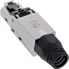 InLine Conector RJ45 Cat.6A 500MHz, montaje en campo, apantallado, con tapa de rosca