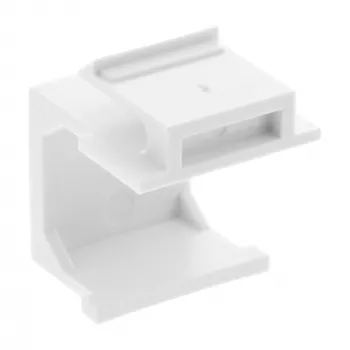 InLine Tapa ciega keystone SNAP-In para ranura de módulo, blanca, 10 uds.