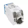InLine Conector hembra RJ45 keystone, apantallado, Cat.6A, azul, pack de 8