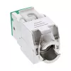 InLine Conector hembra RJ45 keystone, apantallado, Cat.6A, verde, pack de 8