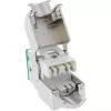 InLine Conector hembra RJ45 keystone, apantallado, Cat.6A, verde, pack de 8